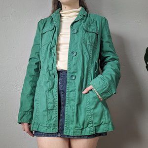 Fossil Green Trench Coat